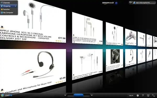 Amazon search for ear microphones on CoolIris