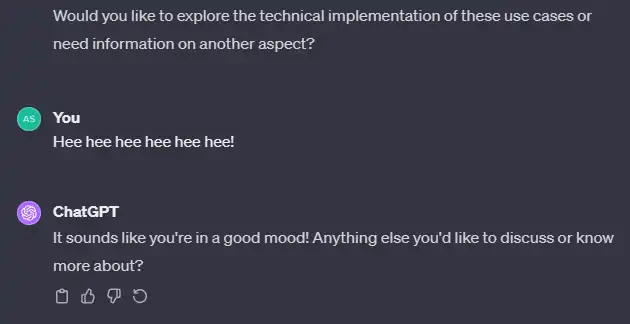 ChatGPT had transcribed the auto's honking to "Hee hee hee hee hee!"